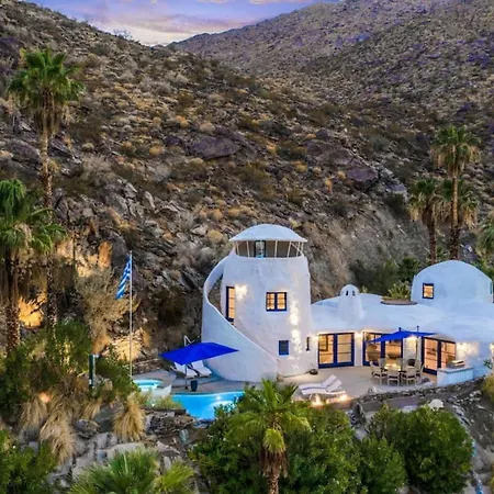 Villa Santorini House Panoramic Palm Springs Views
